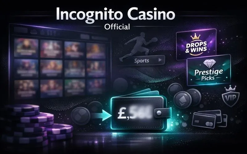 Incognito Casino payment methods overview