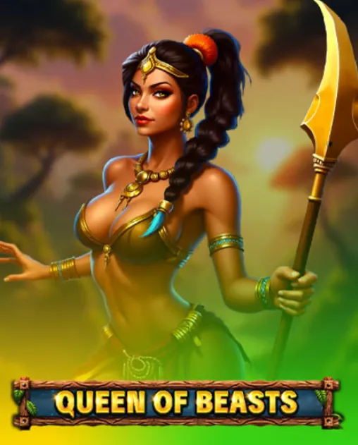 Queen of Beasts slot cover